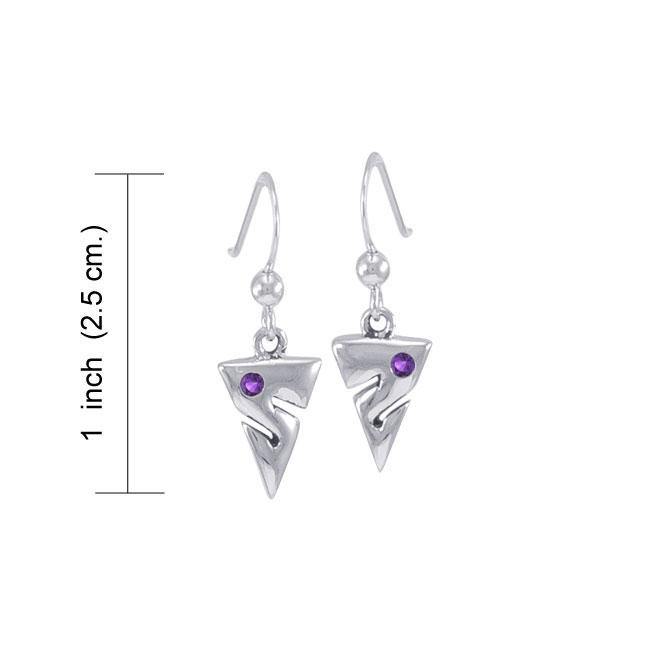 Cave Diving Silver Earrings TER454 - Jewelry