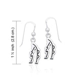 Reiki Symbol Silver Earrings TER476 - Jewelry