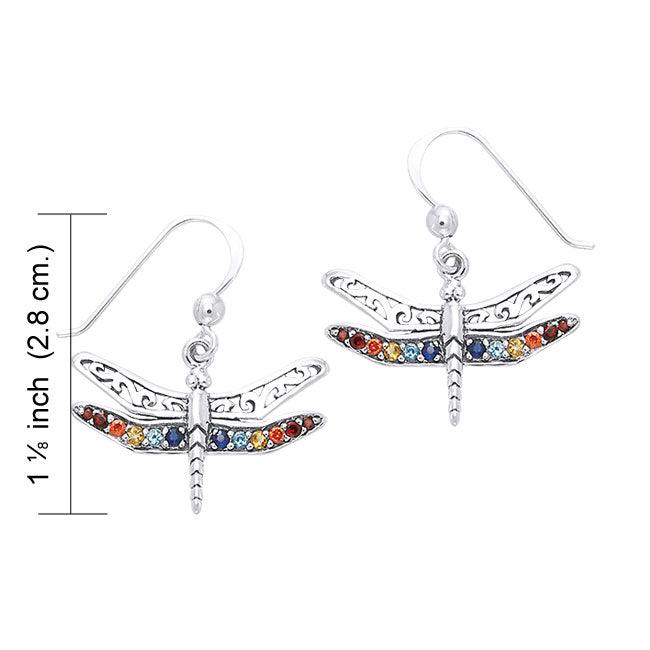 Dragonfly Wings Earrings TER517 - Jewelry