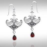 Celtic Maori Silver Earrings TER523 - Jewelry
