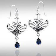 Celtic Maori Silver Earrings TER523 - Jewelry