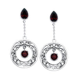 Viking Shield Post Earrings TER539