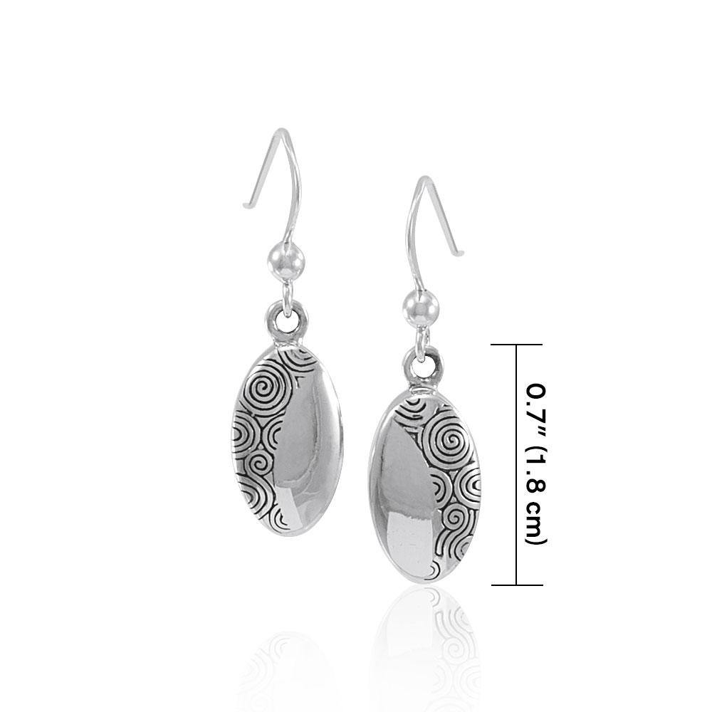 Danu Celtic Elegant Spirals Earrings TER548 - Jewelry