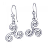 Celtic Triskelion Trinity Knot Earrings TER709 - Jewelry