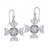 Celtic Trinity Knot Sterling Silver Earrings TER710