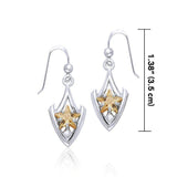 Designer Elegant Cubic Zirconia Star Earrings TER844 - Jewelry