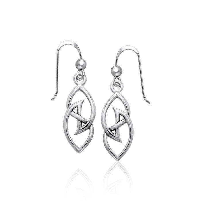 Modern Celtic Knot Earrings TER980 - Jewelry