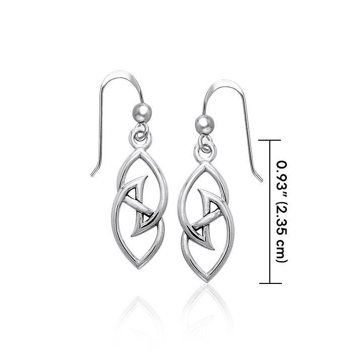 Modern Celtic Knot Earrings TER980 - Jewelry
