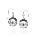 Celtic Claddagh Gemstone Earrings TER993 - Jewelry