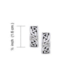 Modern Celtic Knot Earrings TER994 - Jewelry