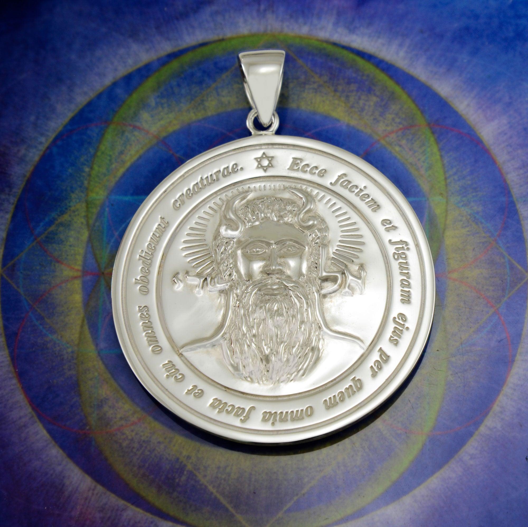 Larger First Pentacle of the Sun Solomon Seal Pendant TMD217 - Jewelry