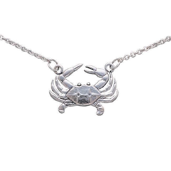 Silver Crab Necklace TN021 - Jewelry