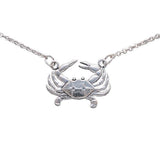 Silver Crab Necklace TN021 - Jewelry
