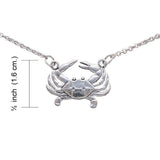 Silver Crab Necklace TN021 - Jewelry