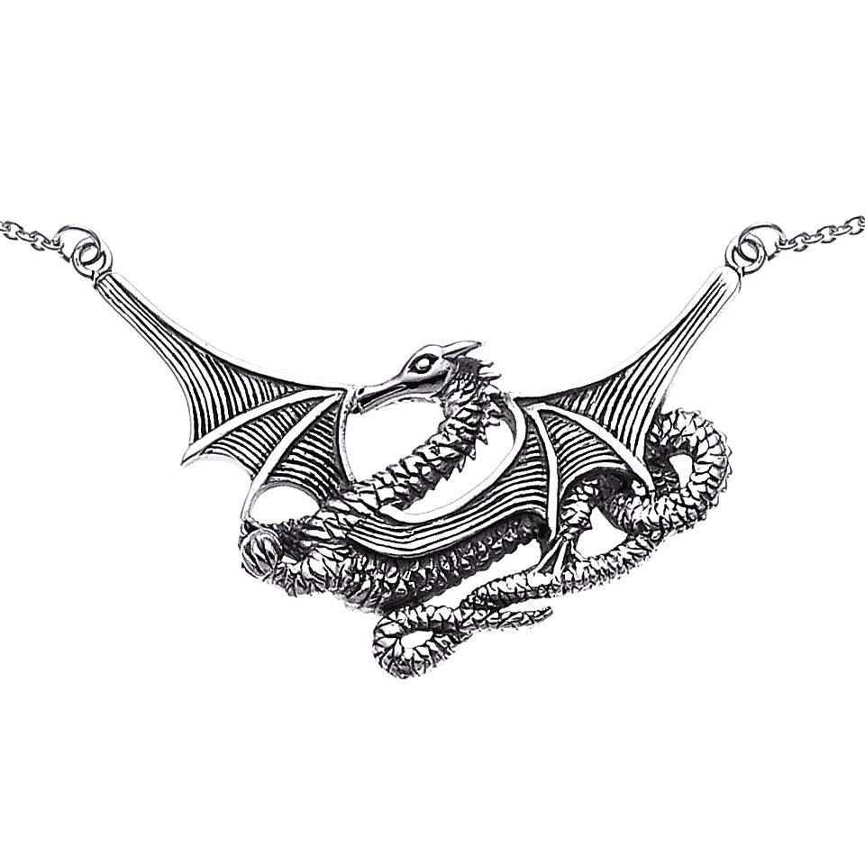 Mystical Spirit of the Sea Dragon ~ Sterling Silver Jewelry Necklace TN103 - Jewelry