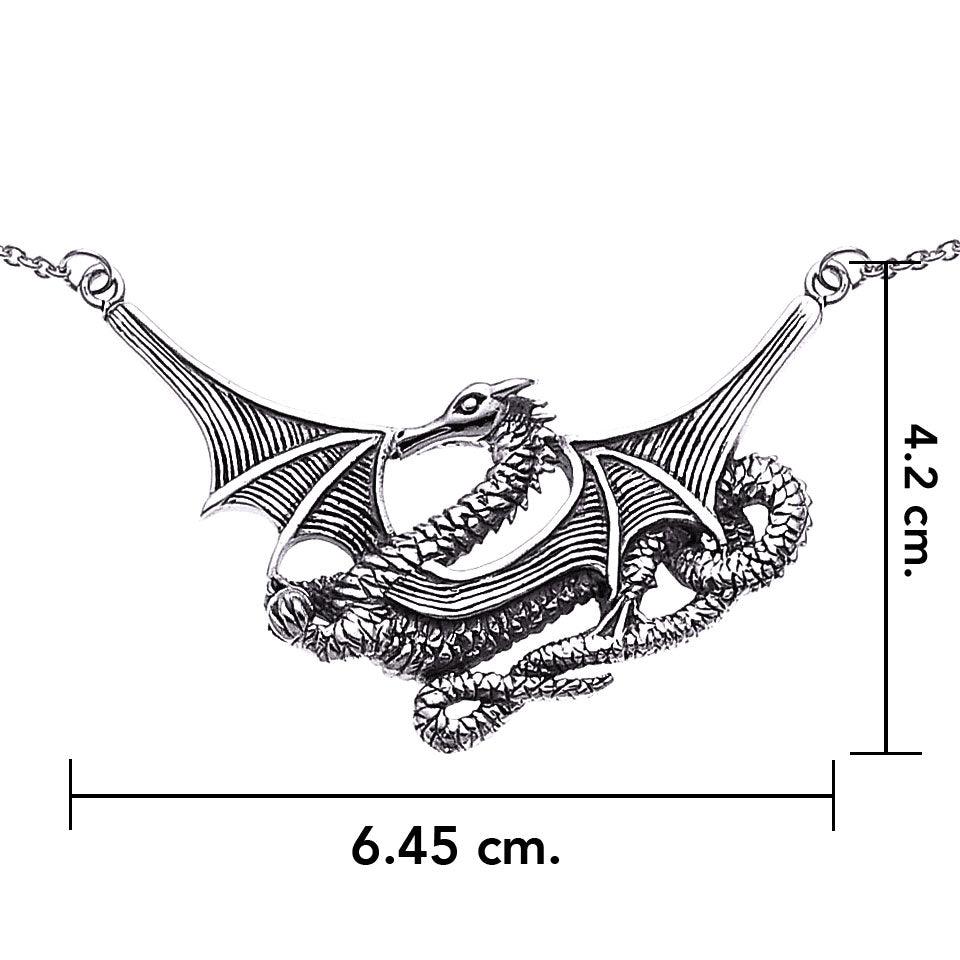 Mystical Spirit of the Sea Dragon ~ Sterling Silver Jewelry Necklace TN103 - Jewelry