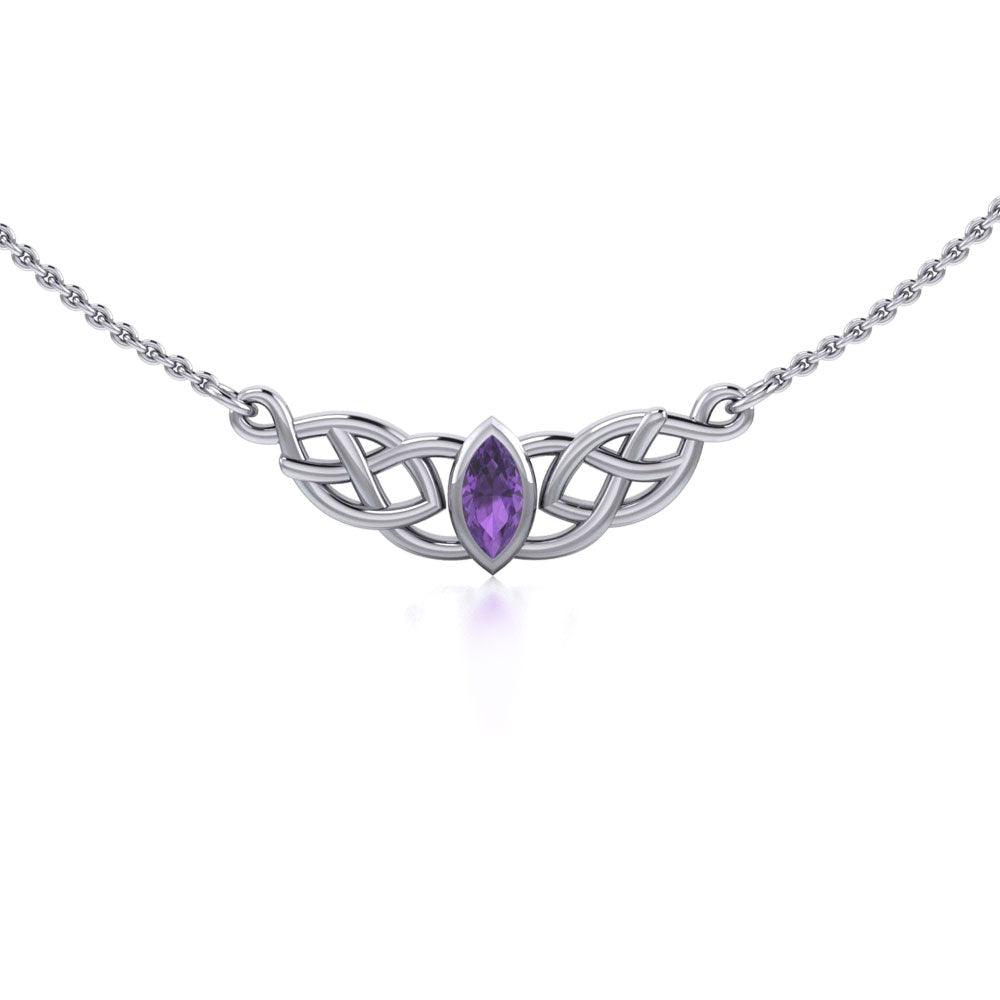 Celtic Knotwork Silver Necklace TN116 - Jewelry