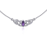 Celtic Knotwork Silver Necklace TN116