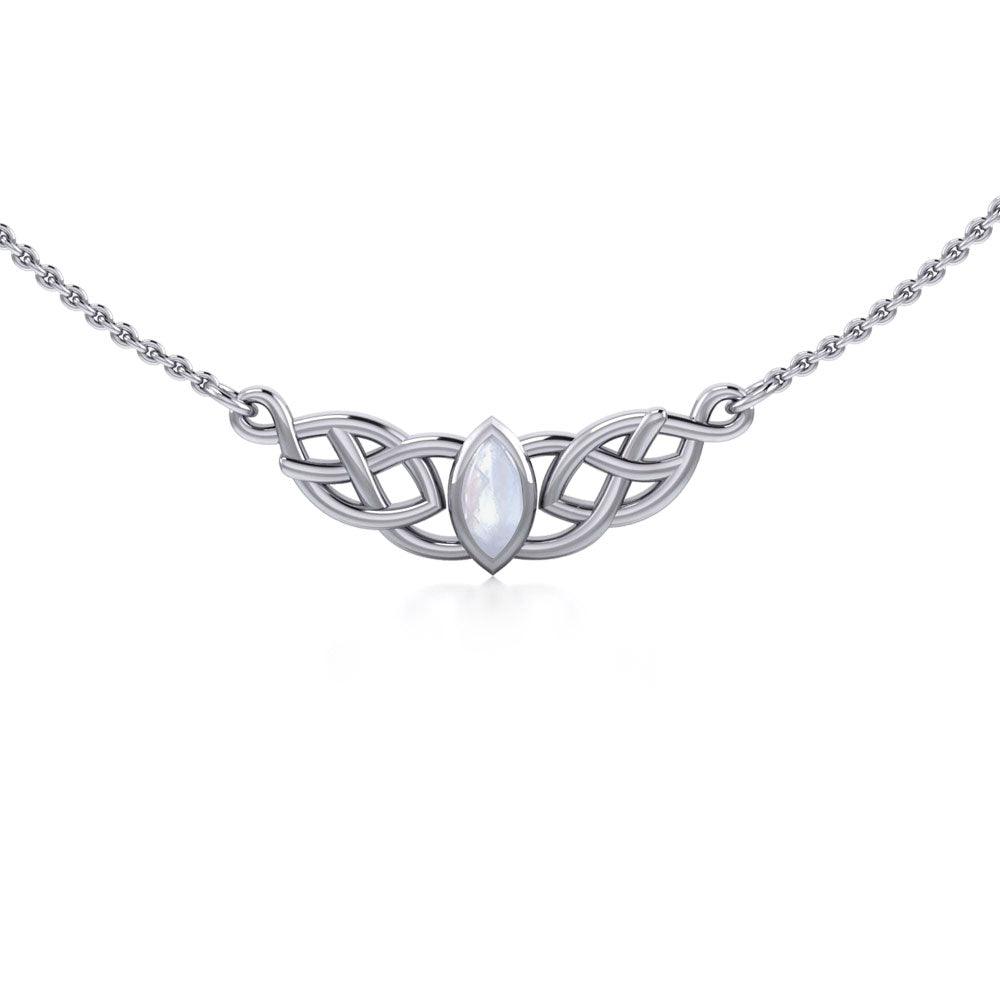 Celtic Knotwork Silver Necklace TN116 - Jewelry