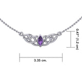 Celtic Knotwork Silver Necklace TN116 - Jewelry