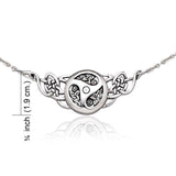 Celtic Knots Triskele Silver Necklace TN185 - Jewelry
