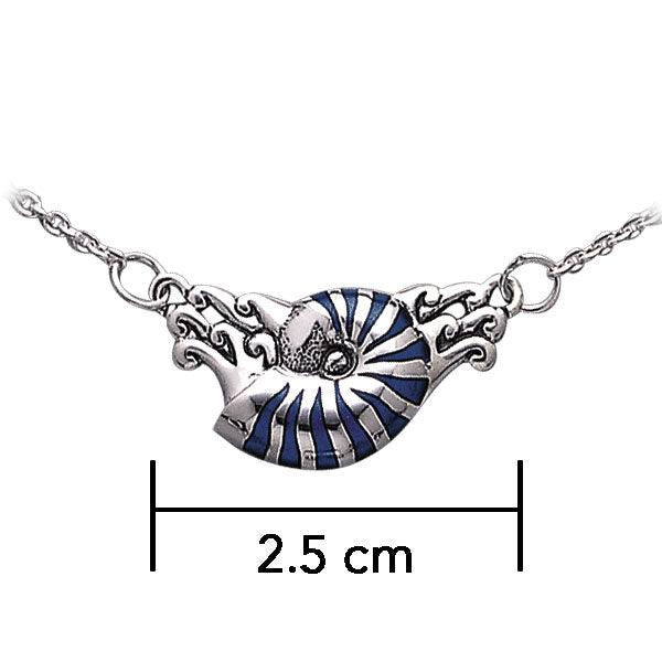 Nautilus Silver Necklace TN246 - Jewelry