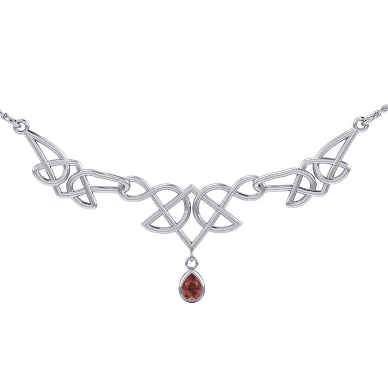 Celtic Knotwork Silver Necklace TN261 - Jewelry