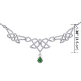 Celtic Knotwork Silver Necklace TN261 - Jewelry