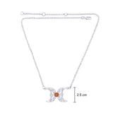 Blue Moon Silver Necklace with Gemstone TN270 - Jewelry