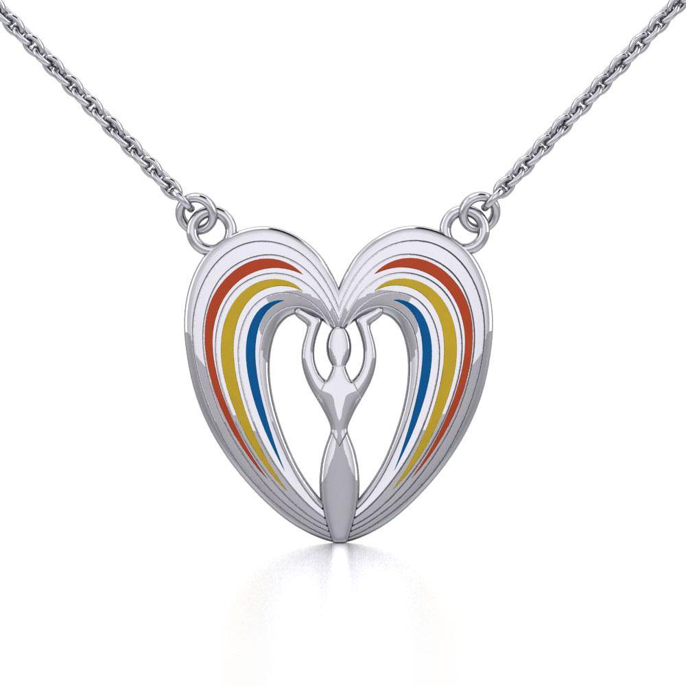 Goddess of Manifestation Silver Necklace TN283 - Jewelry