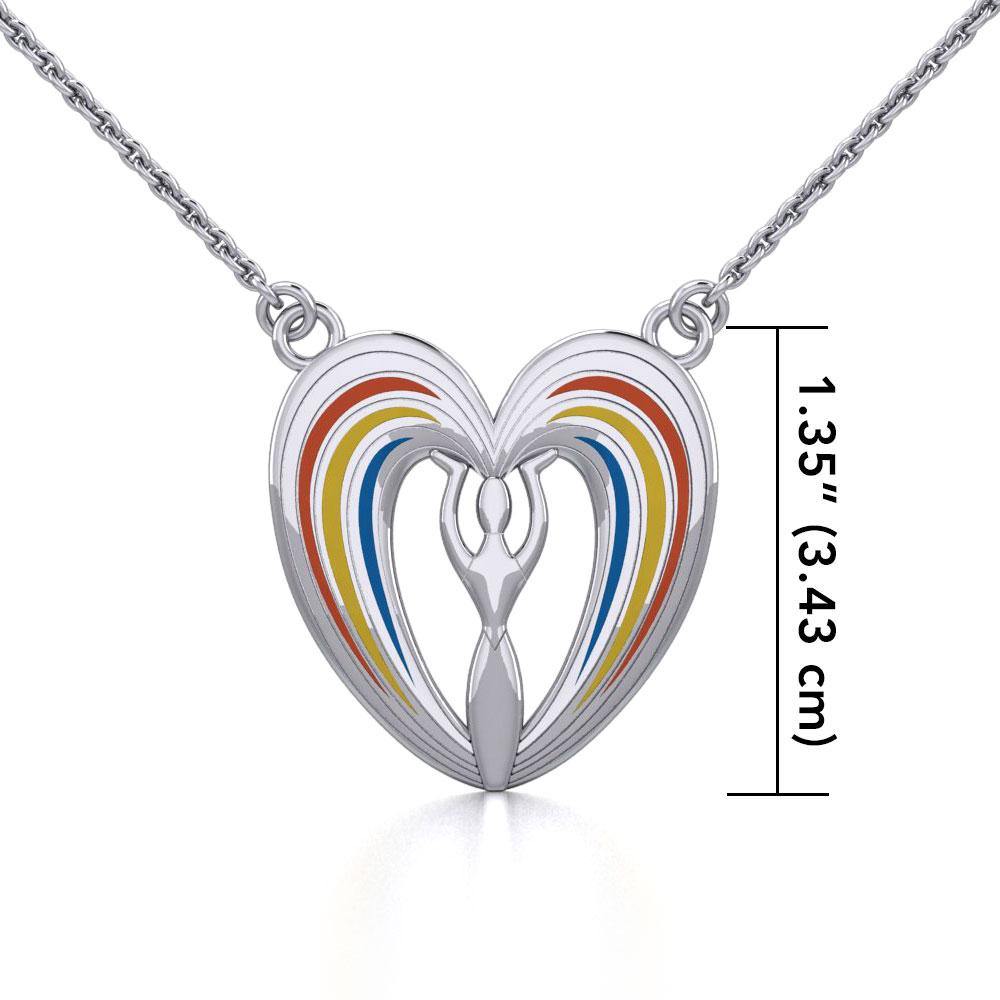 Goddess of Manifestation Silver Necklace TN283 - Jewelry