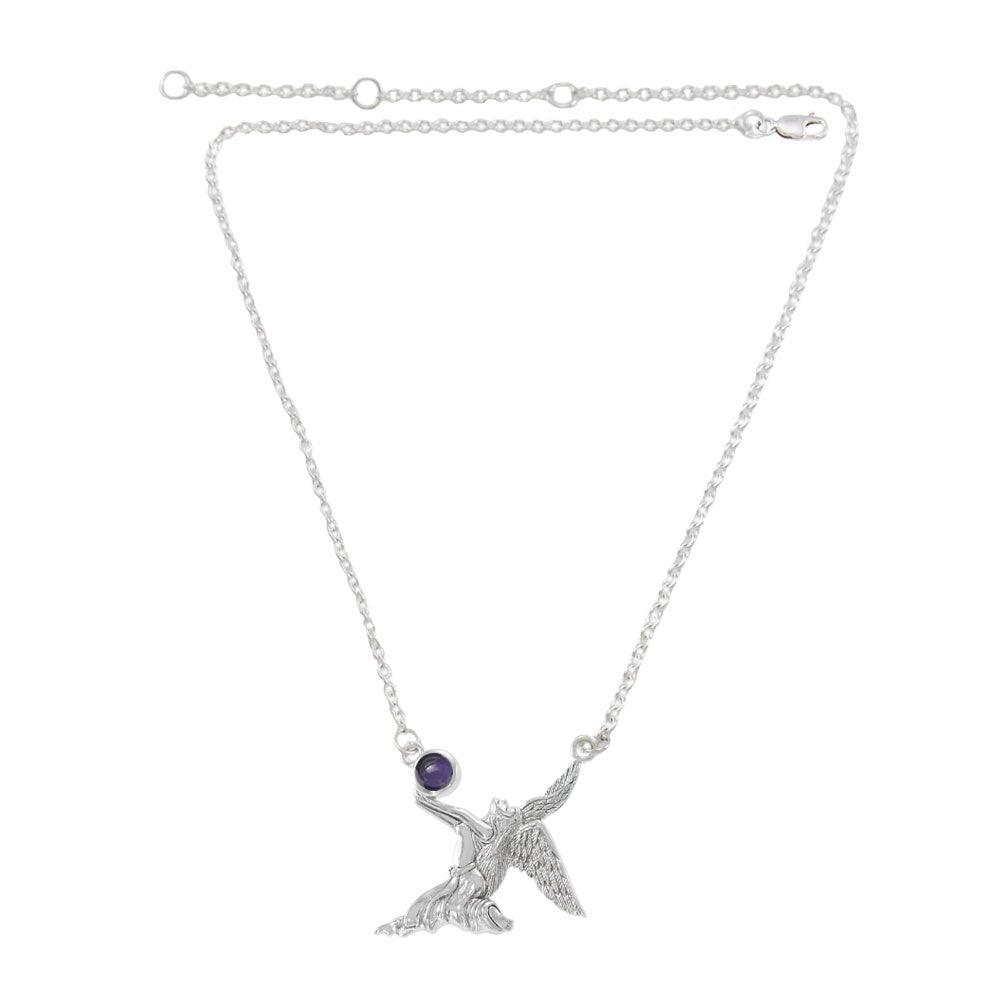 Angel of Passion Silver Necklace TN290 - Jewelry