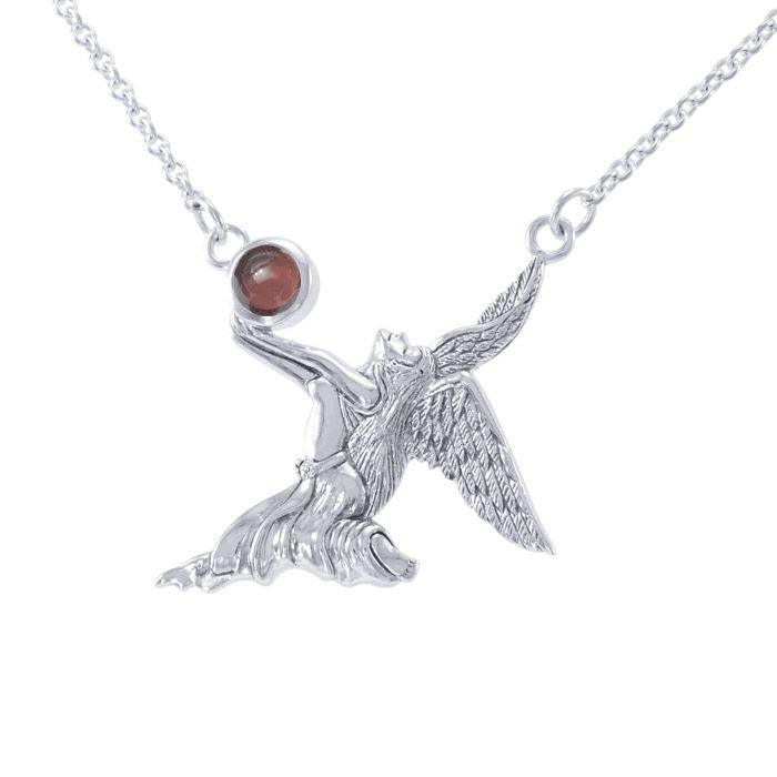 Angel of Passion Silver Necklace TN290 - Jewelry