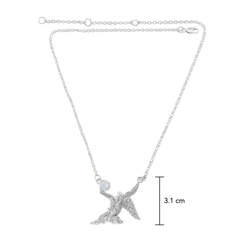 Angel of Passion Silver Necklace TN290 - Jewelry