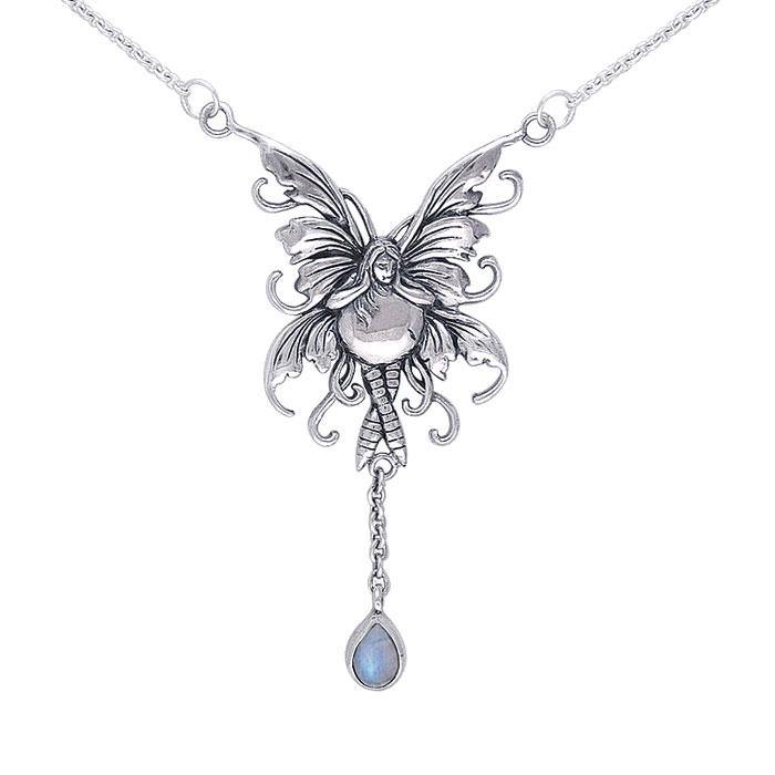Bubble Rider Fairy Silver Necklace TN300 - Jewelry