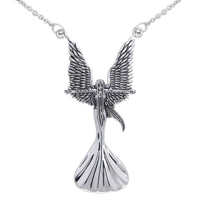 Angel Calling The Storm Silver Necklace by Amy Brown TNC019 - Jewelry