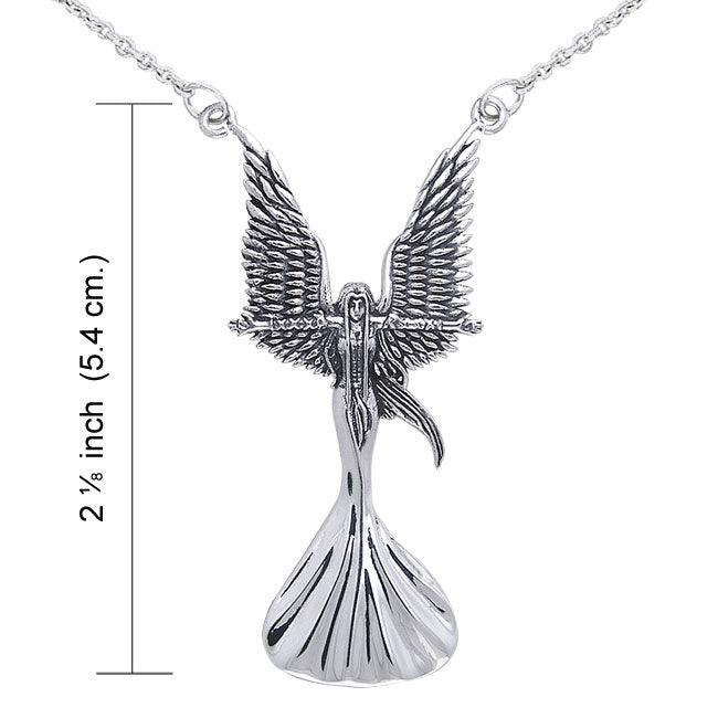 Angel Calling The Storm Silver Necklace by Amy Brown TNC019 - Jewelry