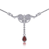 Celtic Silver Spiral Necklace TNC055 - Jewelry
