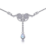 Celtic Silver Spiral Necklace TNC055 - Jewelry