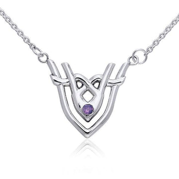 Art Deco Silver Necklace TNC057 - Jewelry