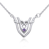 Art Deco Silver Necklace TNC057 - Jewelry
