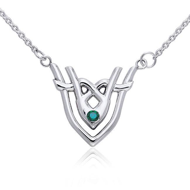 Art Deco Silver Necklace TNC057 - Jewelry