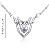 Art Deco Silver Necklace TNC057 - Jewelry