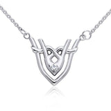 Art Deco Silver Necklace TNC057 - Jewelry