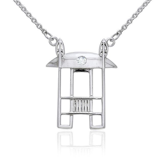 Art Deco Silver Necklace TNC065 - Jewelry