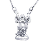 Happy Buddha Hotei Sterling Silver Necklace TNC090
