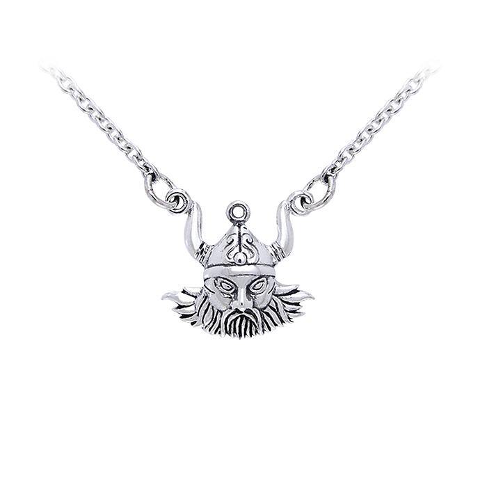 Viking Warrior Silver Necklace TNC100 - Jewelry