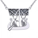 Viking Ship Necklace TNC125 - Jewelry