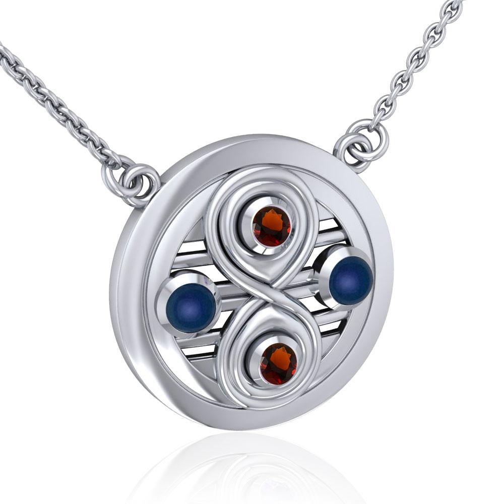 Relationship Necklace with Gemstone TNC157 - Jewelry