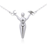Wiccan Goddess The Star Sterling Silver Necklace TNC262